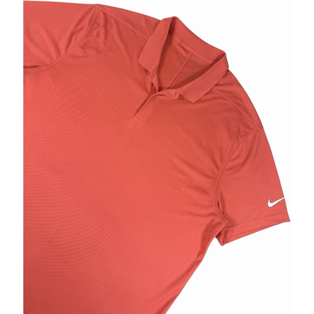 Nike Dri-FIT Victory Golf Polo Shirt Orange Men's‎ XL